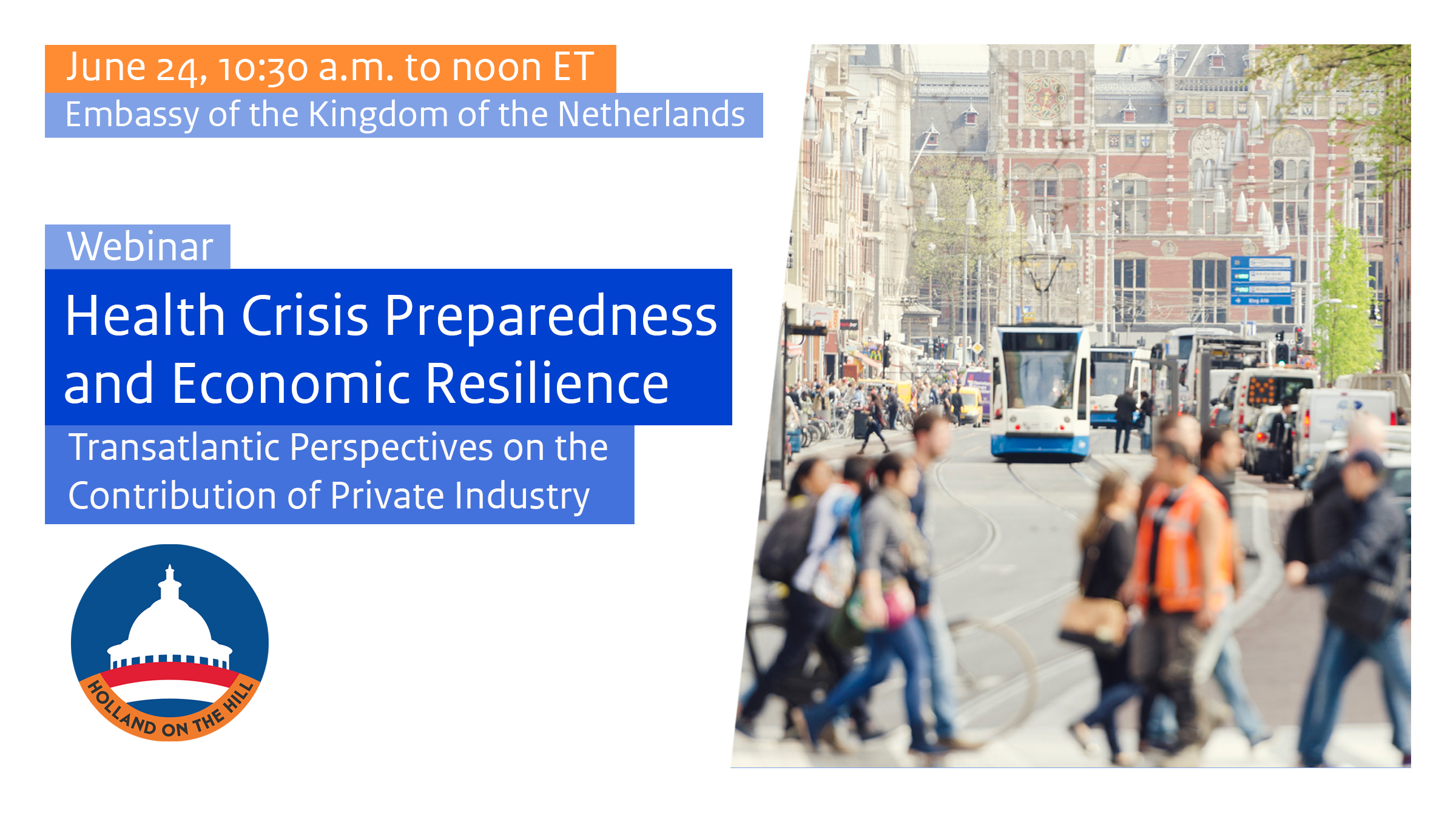 Webinar to focus on health crisis preparedness and economic resilience